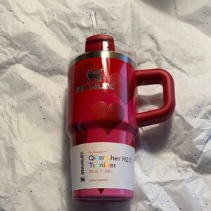 Stanley Rouge Heart Gradient Tumbler with Straw